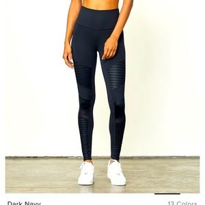 Alo MOTTO LEGGINS- high rise- navy blue